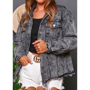Charcoal Wash Denim Jacket